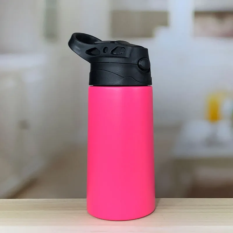 12 oz Vacuum Insulated Stainless Steel Sport Kids Bottle - Powder Coated