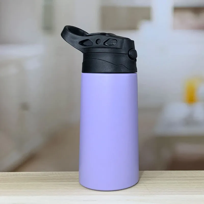 12 oz Vacuum Insulated Stainless Steel Sport Kids Bottle - Powder Coated