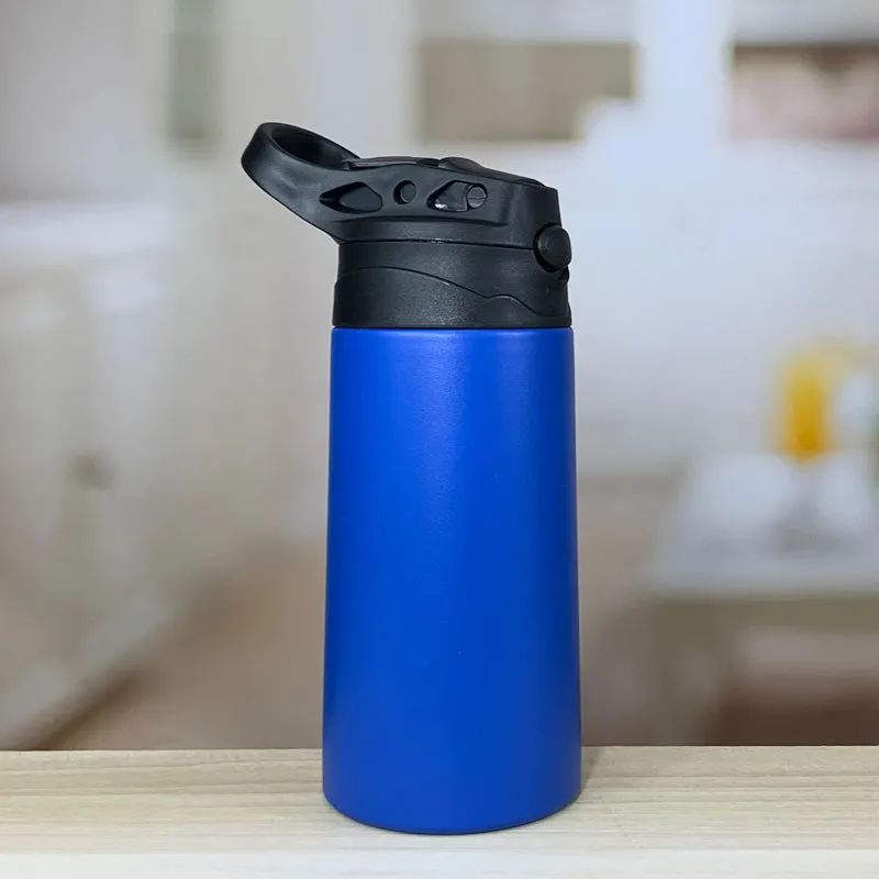 12 oz Vacuum Insulated Stainless Steel Sport Kids Bottle - Powder Coated