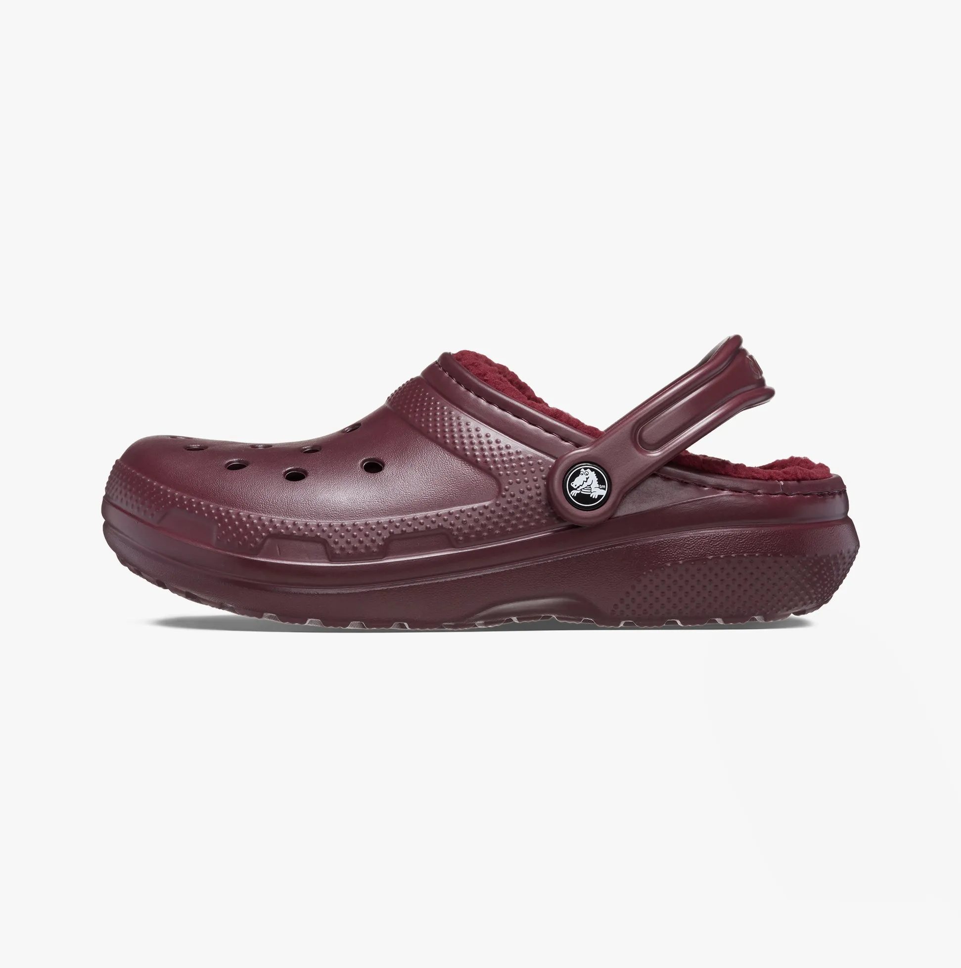 203591-6WD CLASSIC LINED Unisex Adults Clogs Dark Cherry