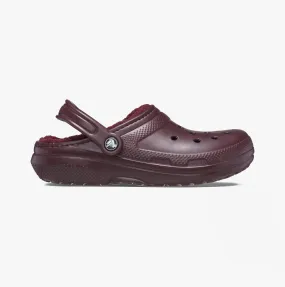 203591-6WD CLASSIC LINED Unisex Adults Clogs Dark Cherry