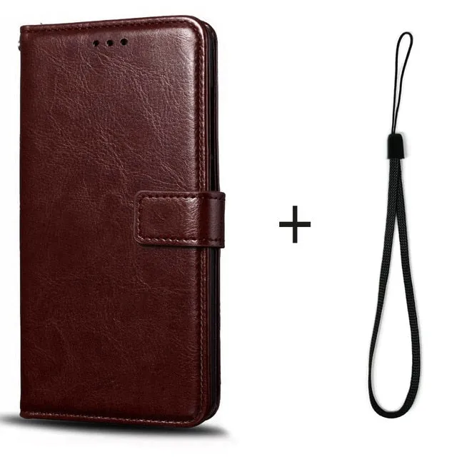 6.26" Cases For Xiaomi Redmi 7 Case Cover Magnetic Flip Business Wallet Leather Phone case For Redmi 7 Coque with Card Holder