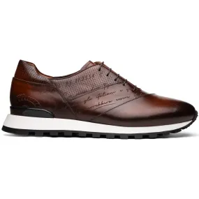 65-395-BRN TESTO Italian Calfskin Sneaker Brown