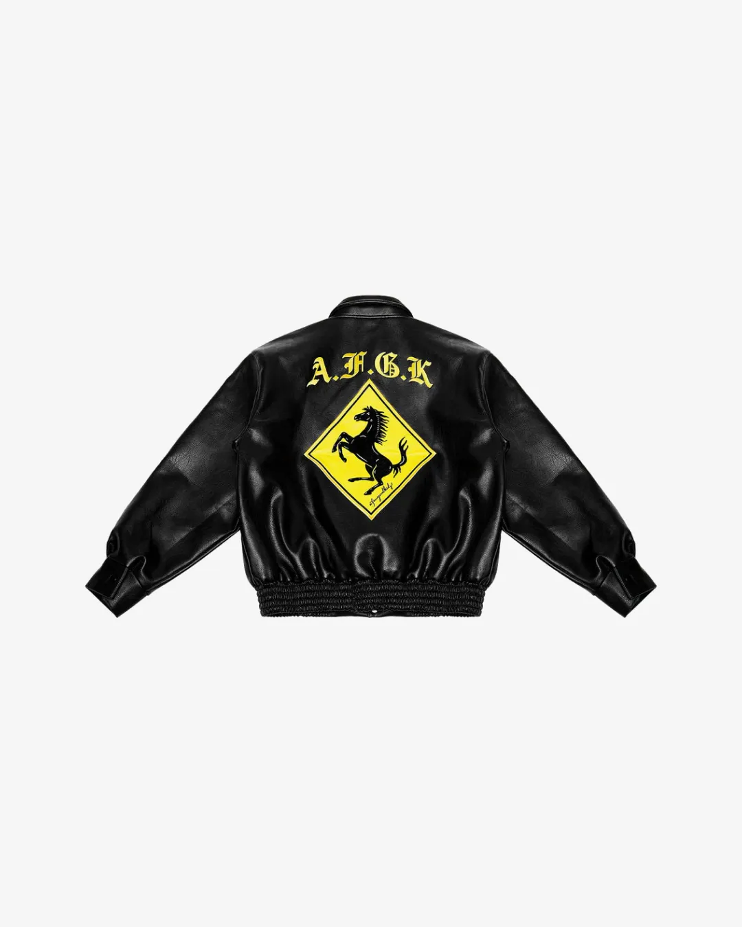 A Few Good Kids Racing Ferrari Leather Jacket