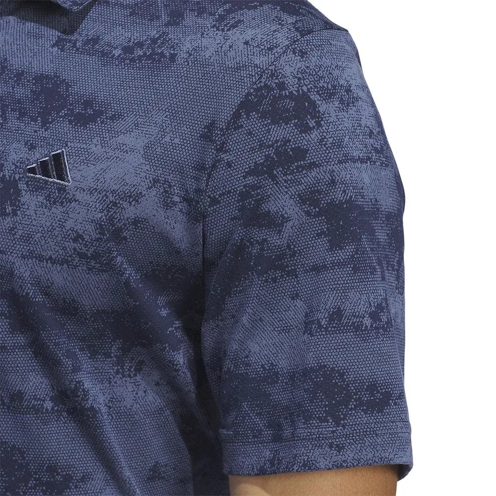 adidas Go-To Print Polo Shirt - Collegiate Navy