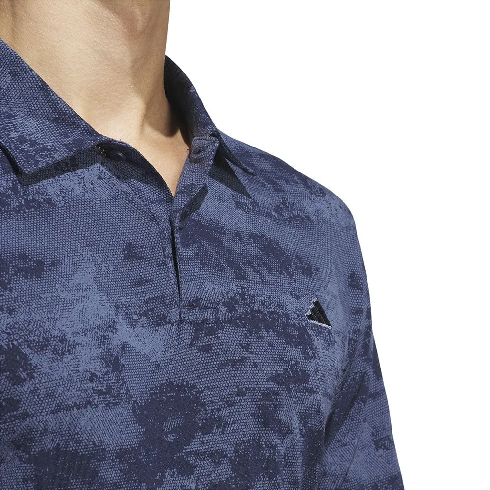 adidas Go-To Print Polo Shirt - Collegiate Navy