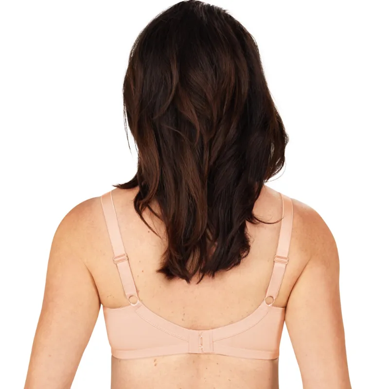 Amoena Nancy Front-Closure Mastectomy Bra Blush