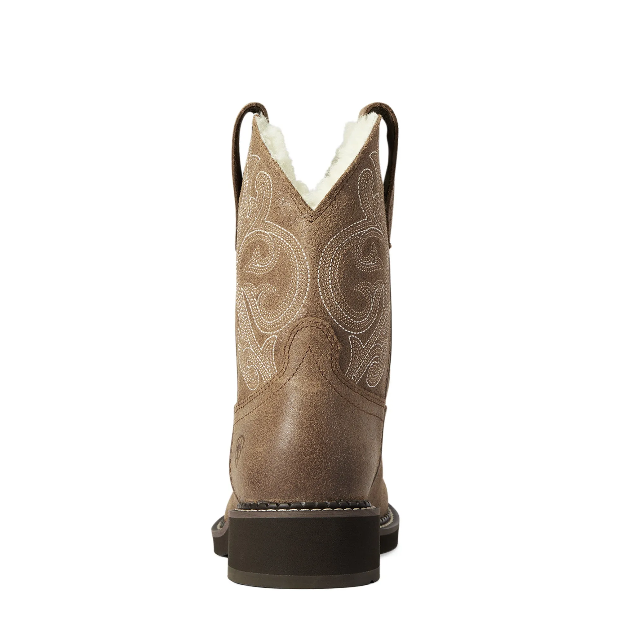 Ariat Ladies 10038374 Fatbaby Cosy Ash Brown Western Boots