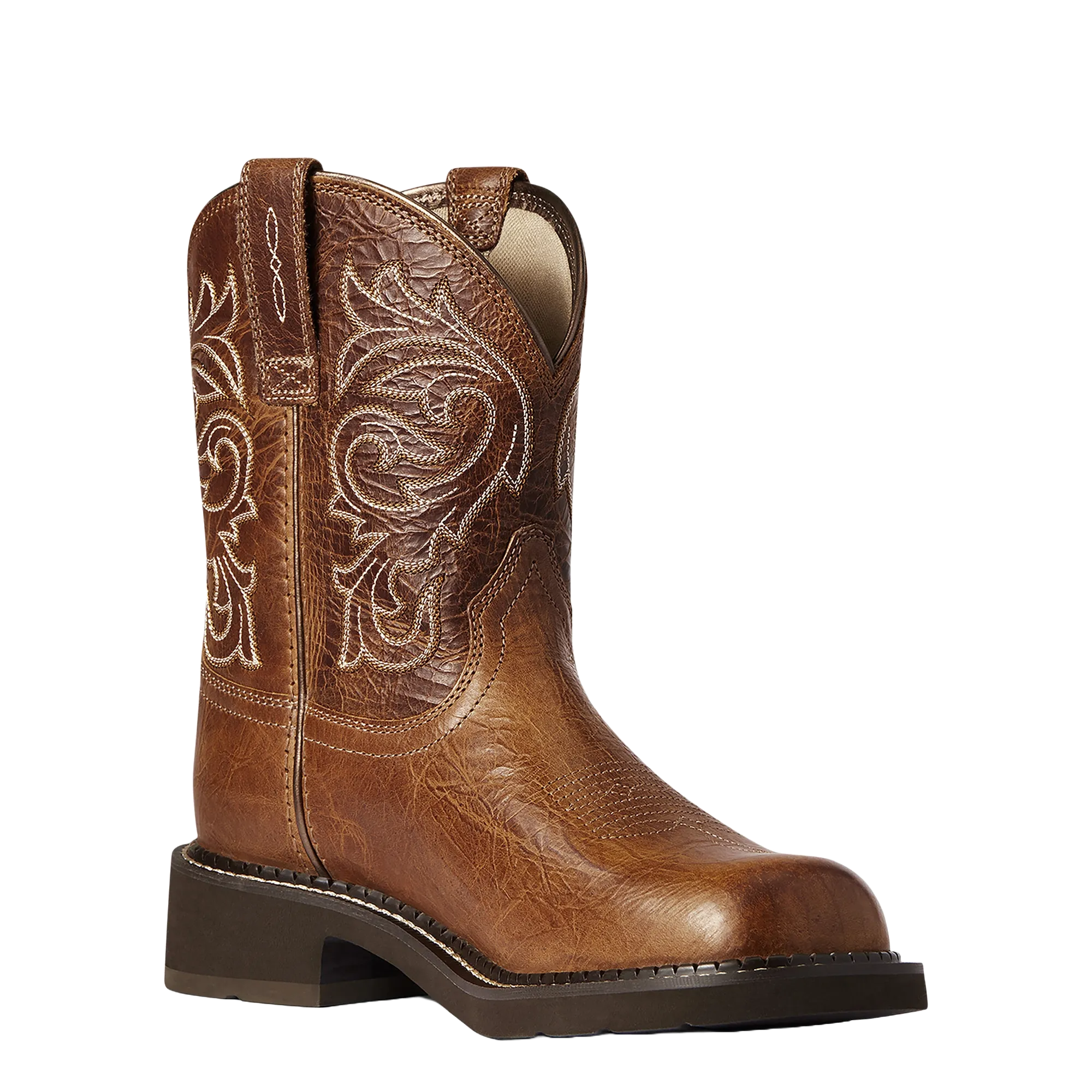 Ariat Ladies Fatbaby Heritage Mazy Cracked Cottage Western Boots 10038378