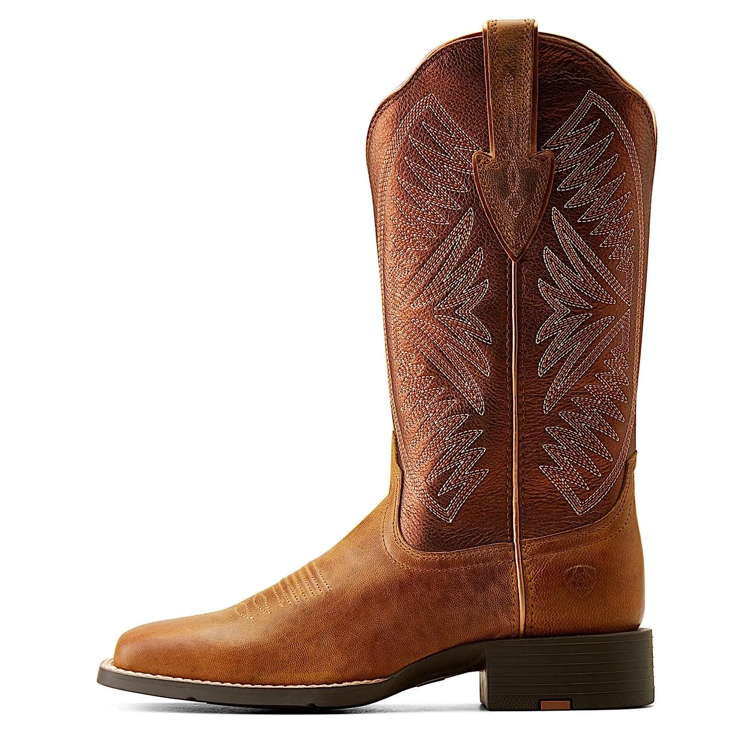 Ariat Womens Round Up Ruidoso Cedar Pearl / Burnished Chestnut