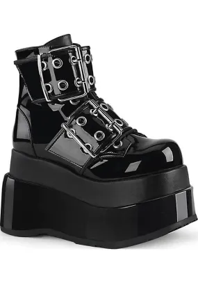 BEAR-104 [Black Patent] | PLATFORM BOOTS [PREORDER]