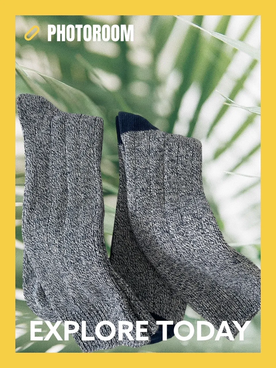 Big and Tall Men's Crew Socks Midweight Cotton Blend in Fashionable Heather Colors