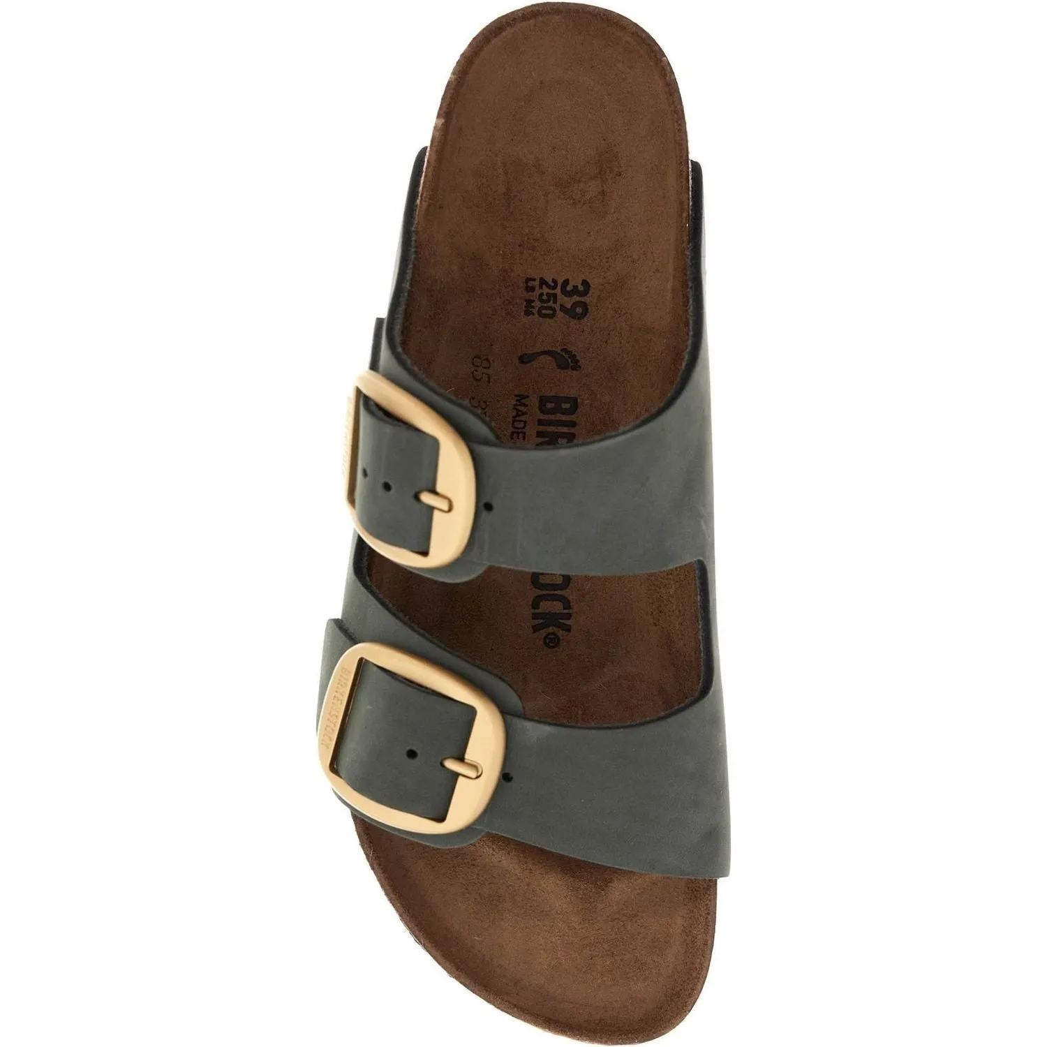 Birkenstock big buckle arizona slides