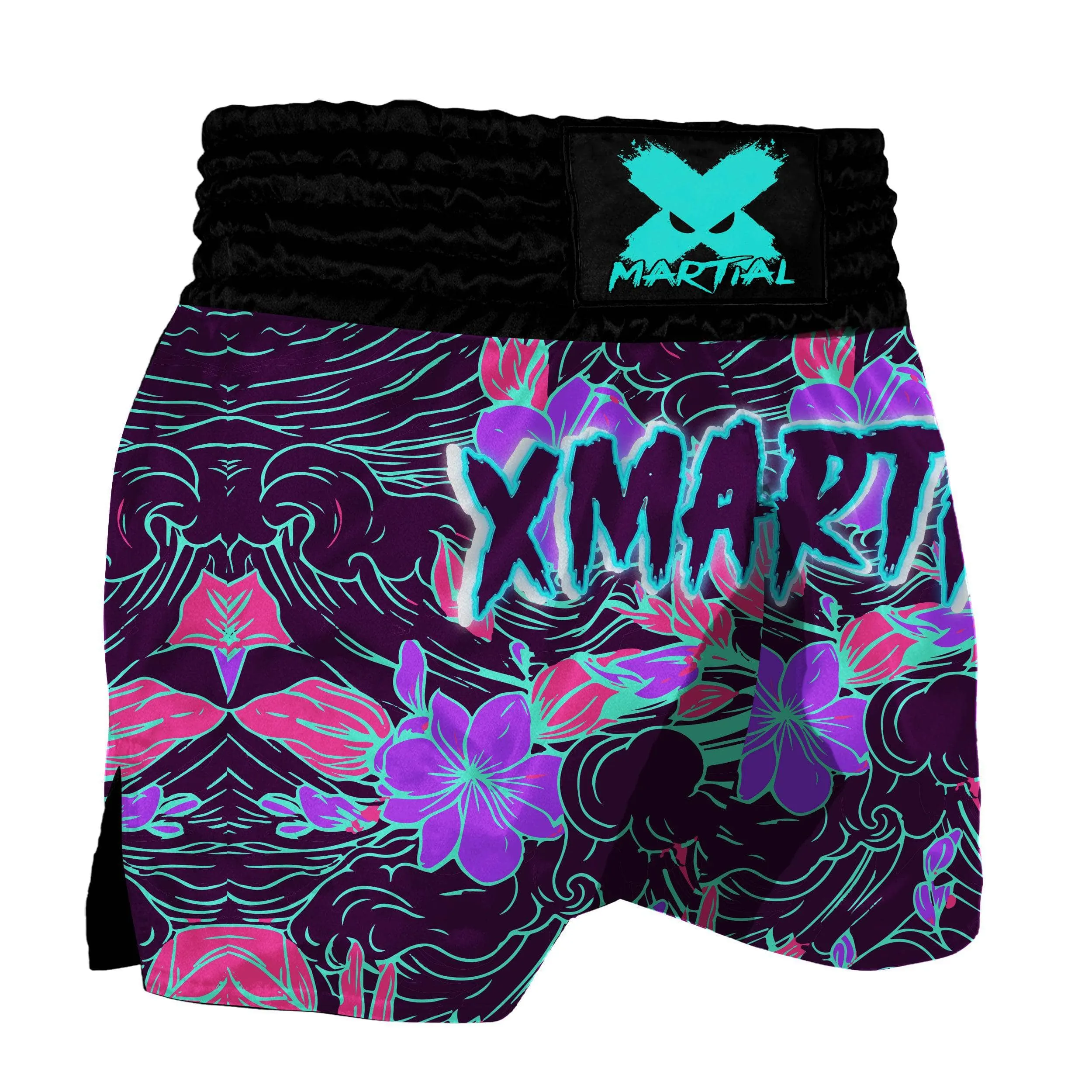 Blossom Wave Muay Thai Shorts