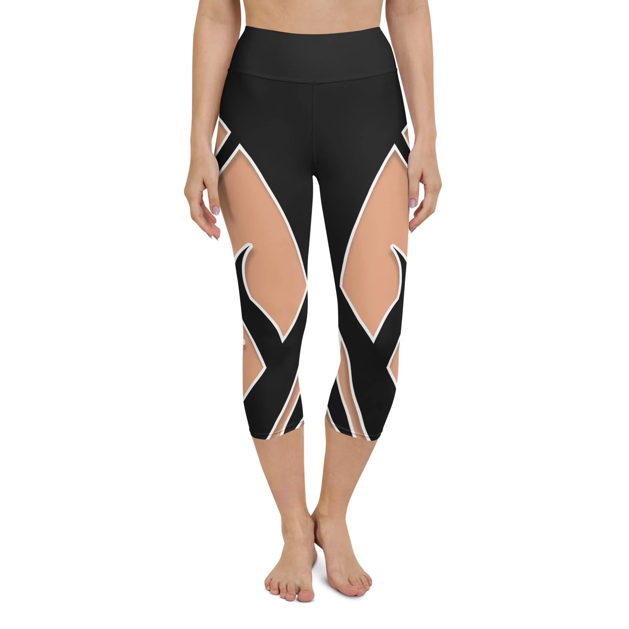 Bold Cut Outs Yoga Capris