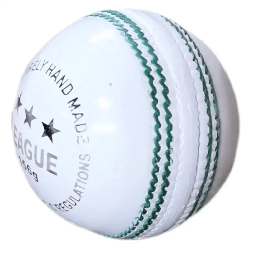 Bratla League Cricket Ball Leather Hard Ball Hand Stitched Pack of 6 Senior 156g