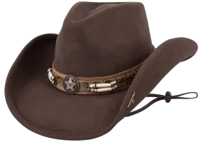 Bullhide Skynard Felt Cowboy Hat - Chocolate