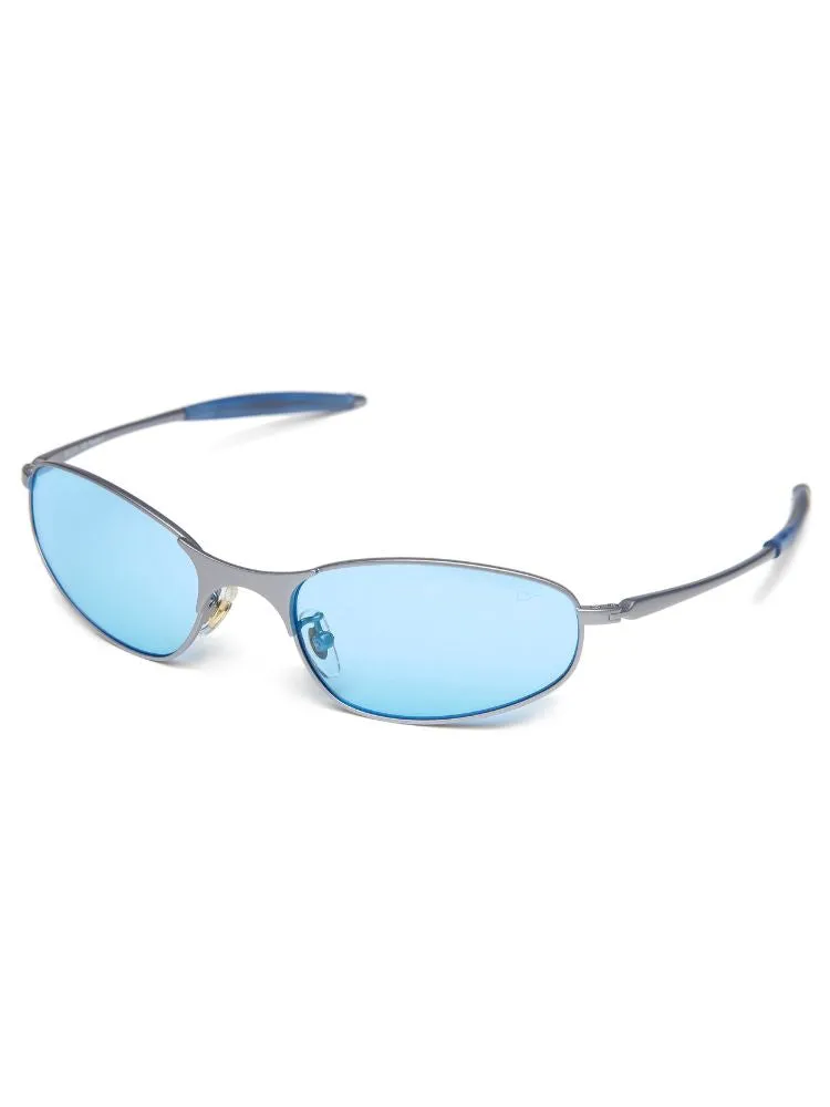 CHILLHANG Retro Y2K Cyber Sunglasses - Blue Lens