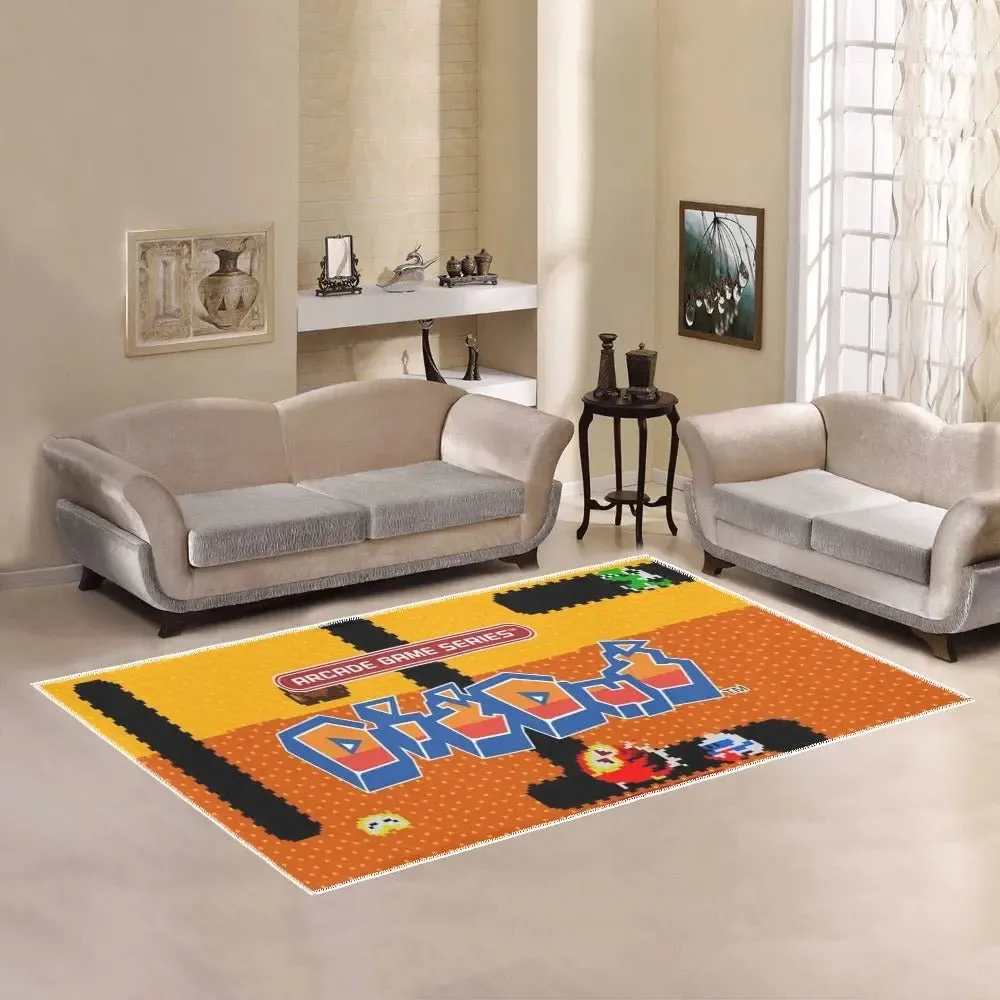 Classic Arcade Game Area Rug