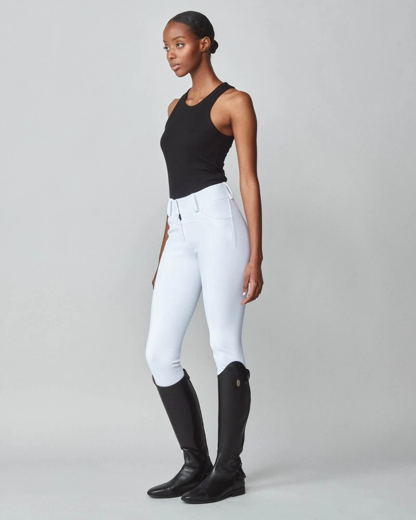 Compression Performance Breeches White