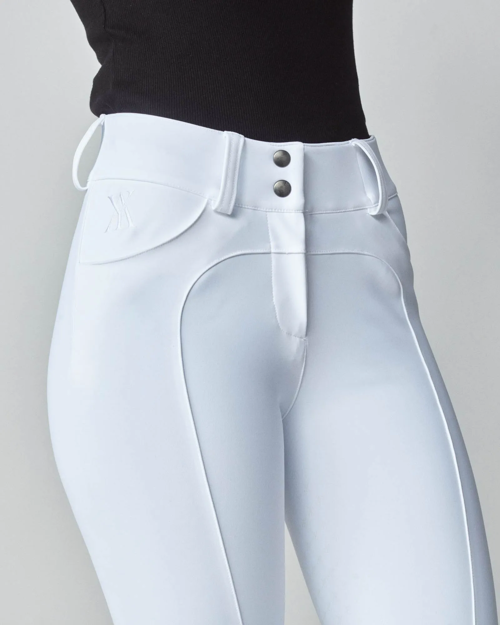 Compression Performance Breeches White