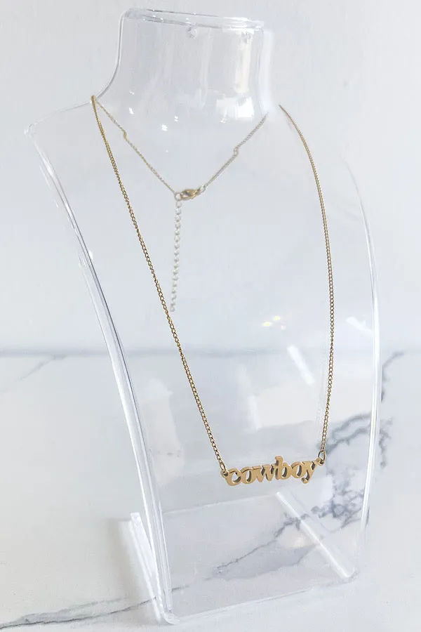 Cowboy Gold Necklace