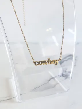 Cowboy Gold Necklace