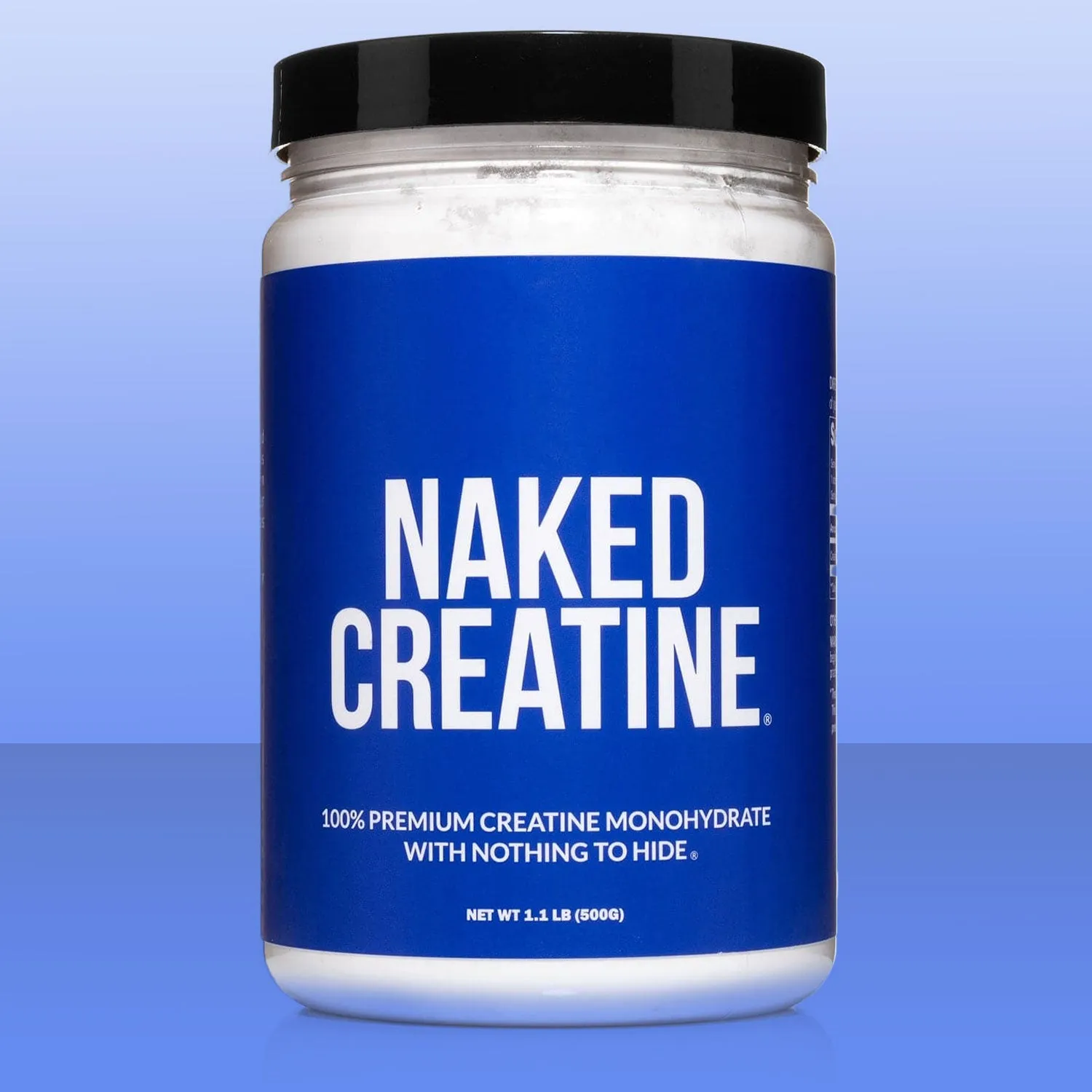 Creatine Monohydrate Powder 500g | Naked Creatine - 1.1LB