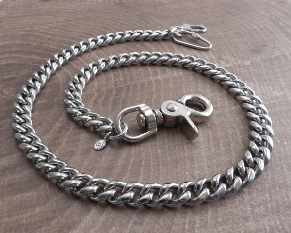 Cuban Leash Smooth 12mm Stainless Steel Bracelet