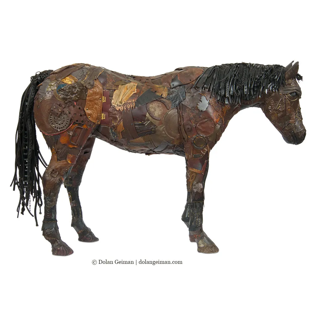 CUSTOM HORSE original 3D sculpture