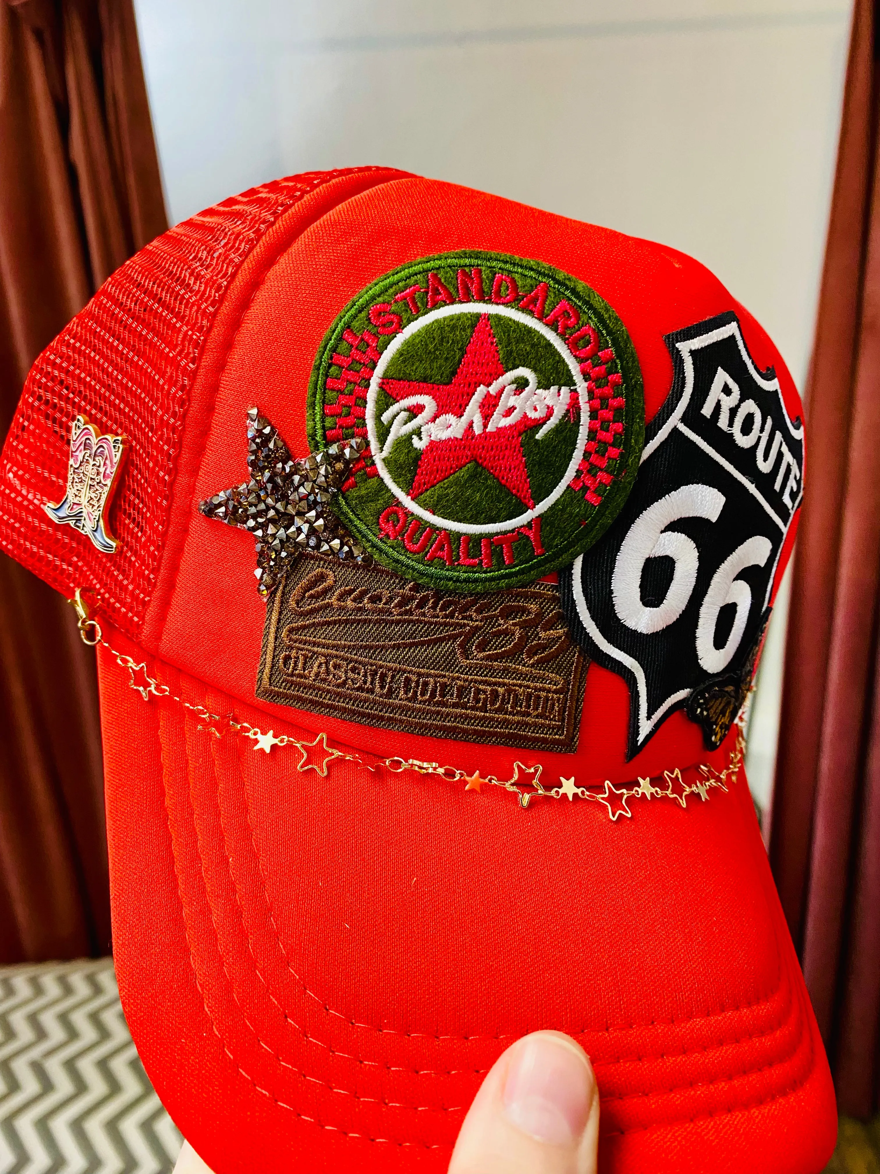 Custom Trucker Hat - Vintage Route 66