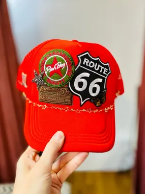 Custom Trucker Hat - Vintage Route 66