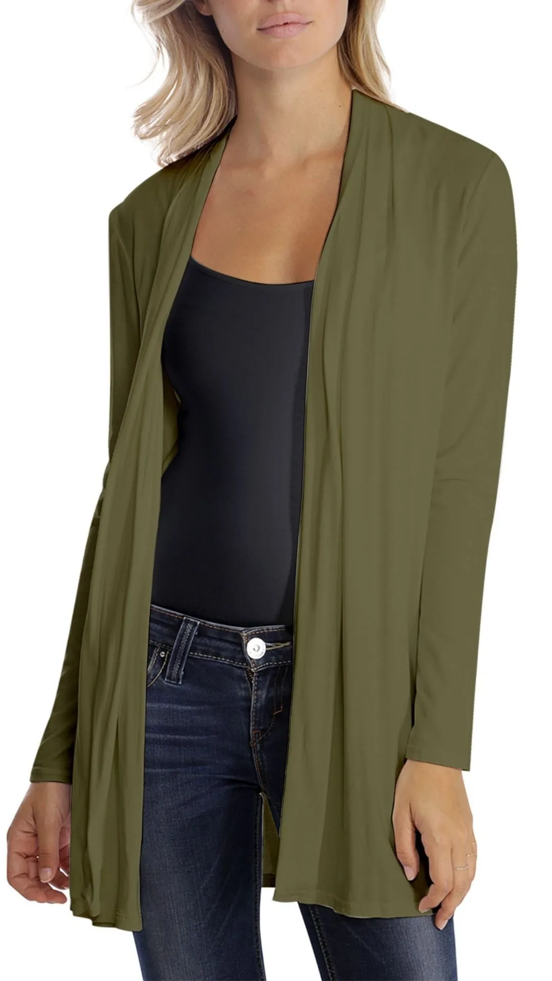 'Debo' Khaki Wrap Cardigan