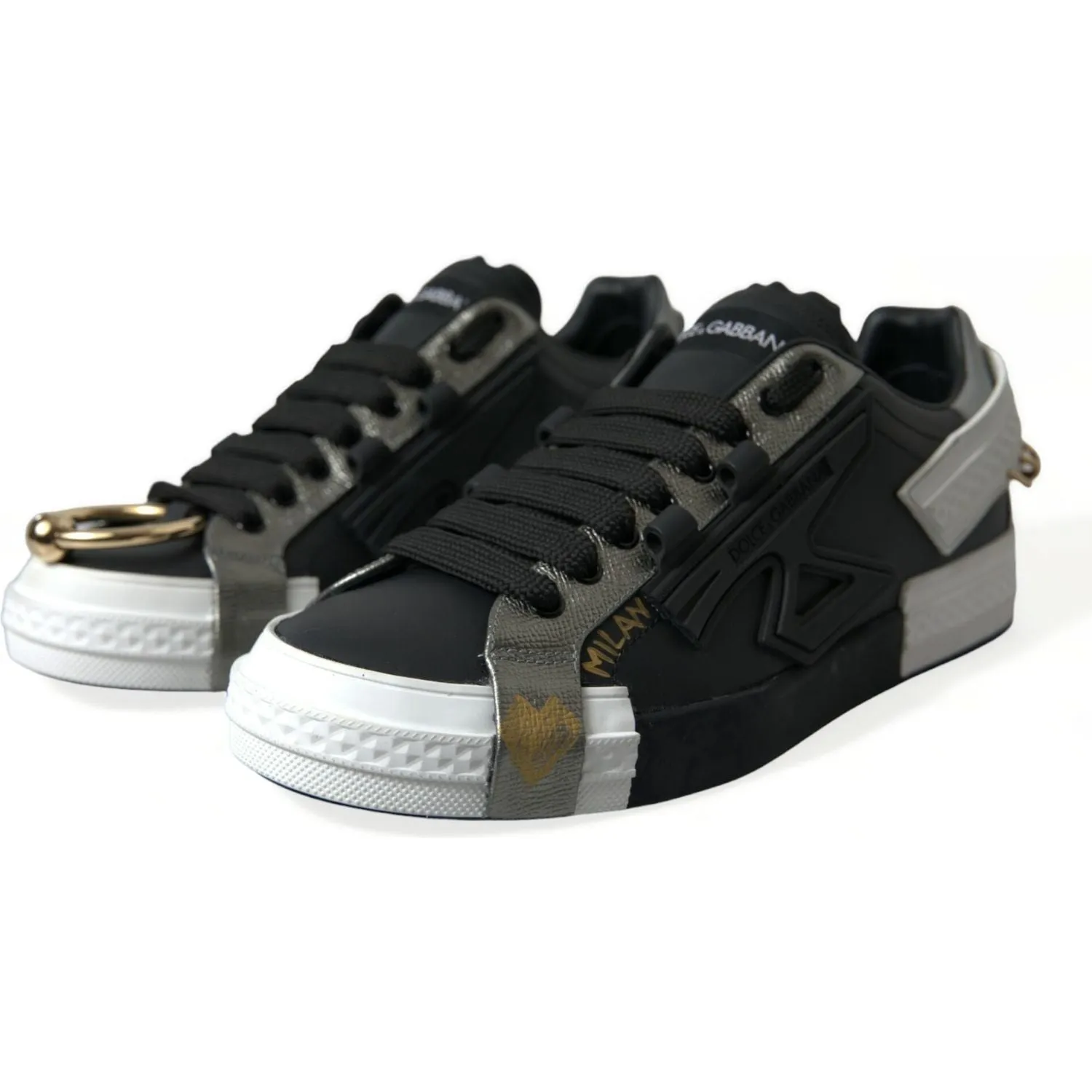 Dolce & Gabbana Elegant Calfskin Low Top Sneakers