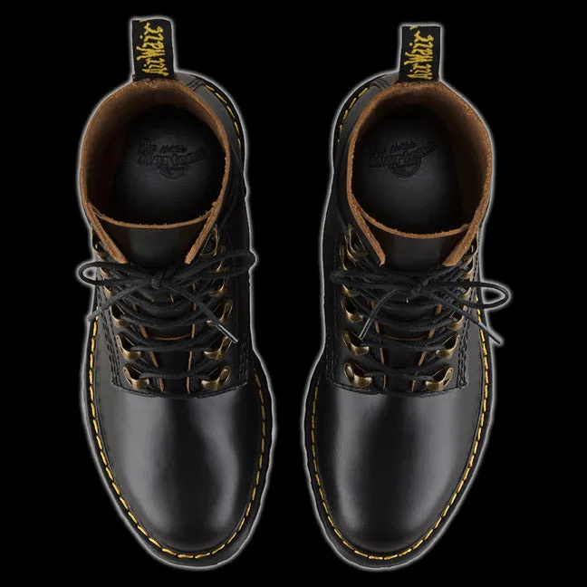 Dr Martens - Black Leona Vintage Heeled Boot