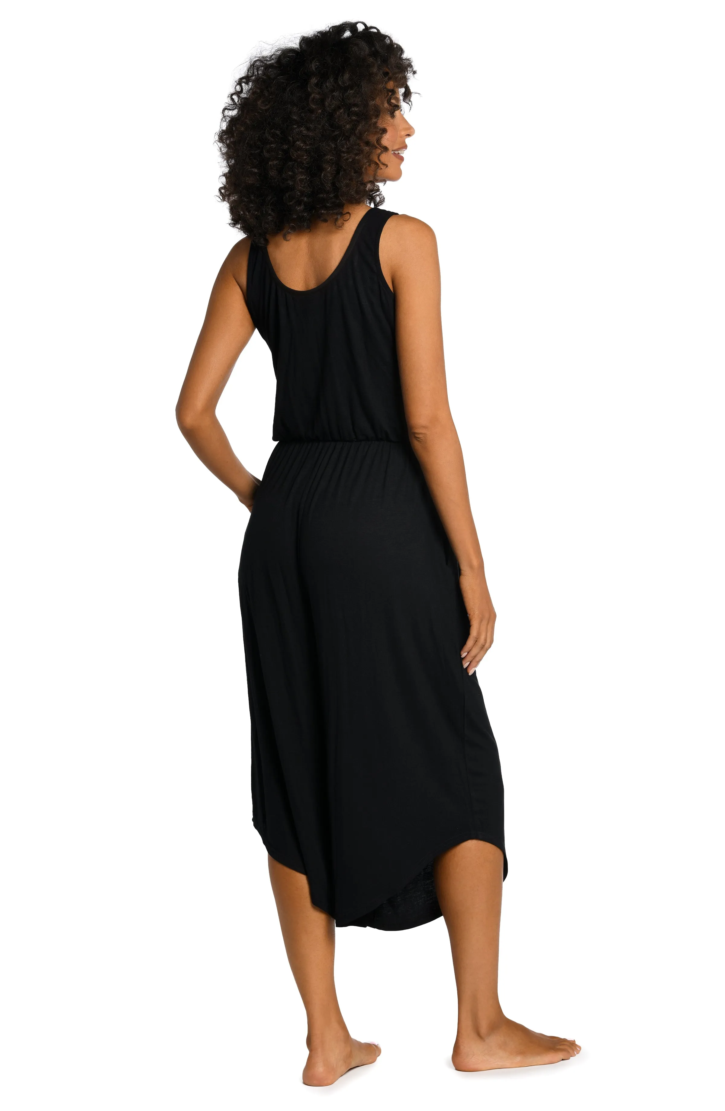 Draped Darling Wide Leg Jumpsuit