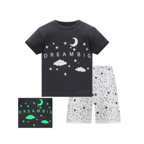 Dream Big Glow in the Dark Pajama set