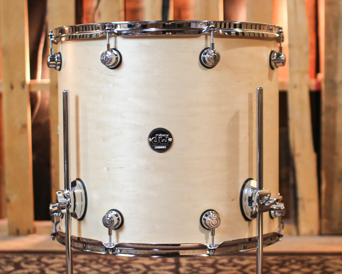 DW Performance Satin Natural Floor Tom - 16x18