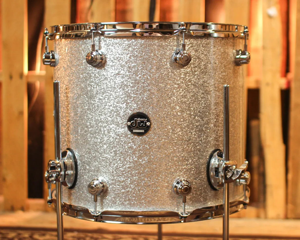 DW Performance Silver Sparkle Floor Tom - 14x16