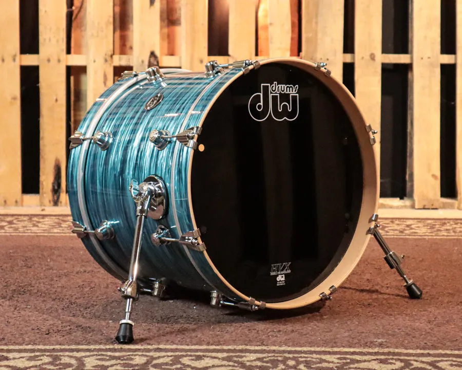 DW Performance Turquoise Oyster Bass Drum - 14x18