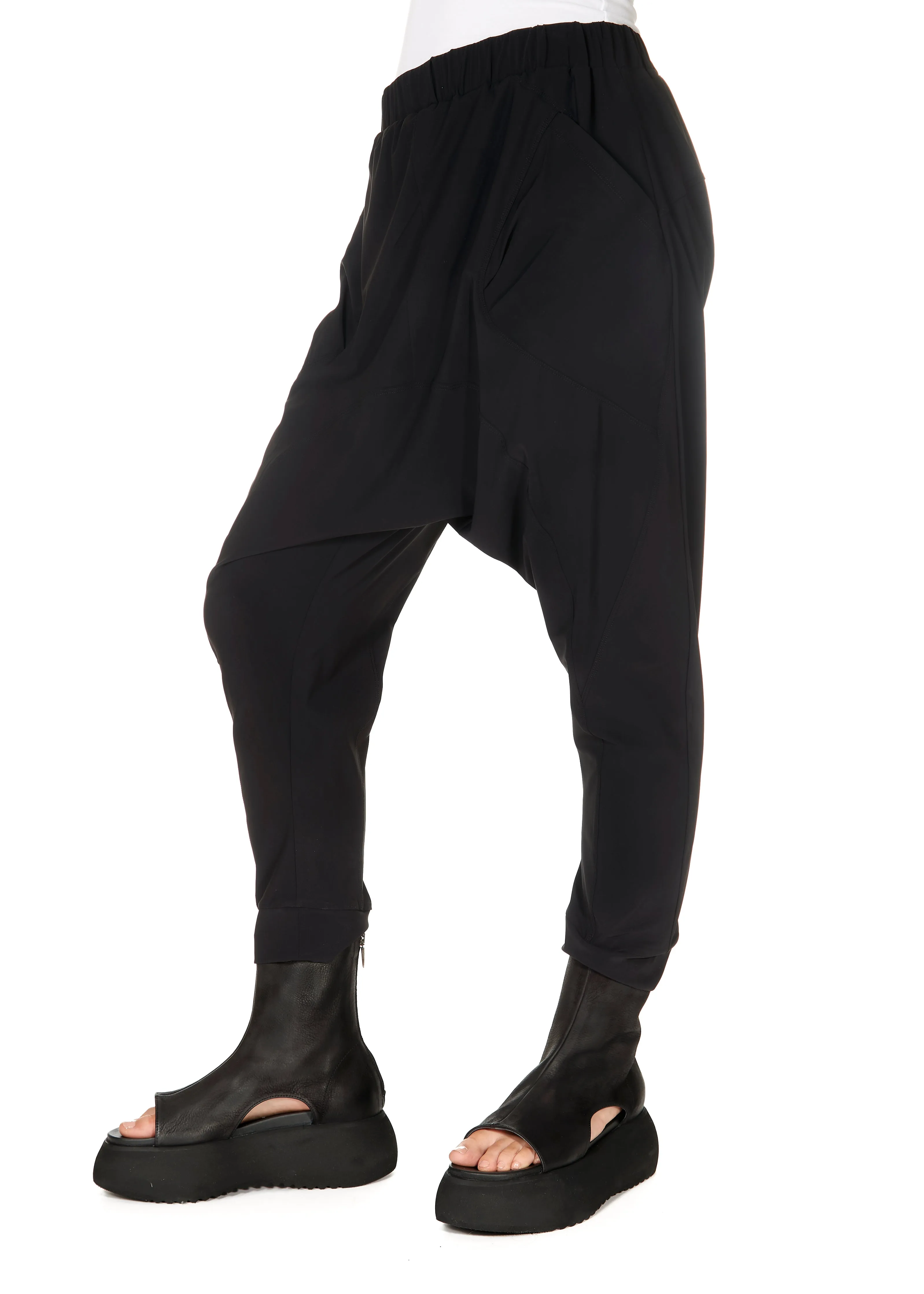 ELLi Harem Pants Black