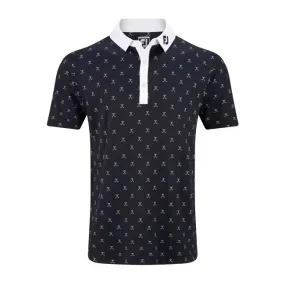 FootJoy Stretch Pique Golf Print Polo