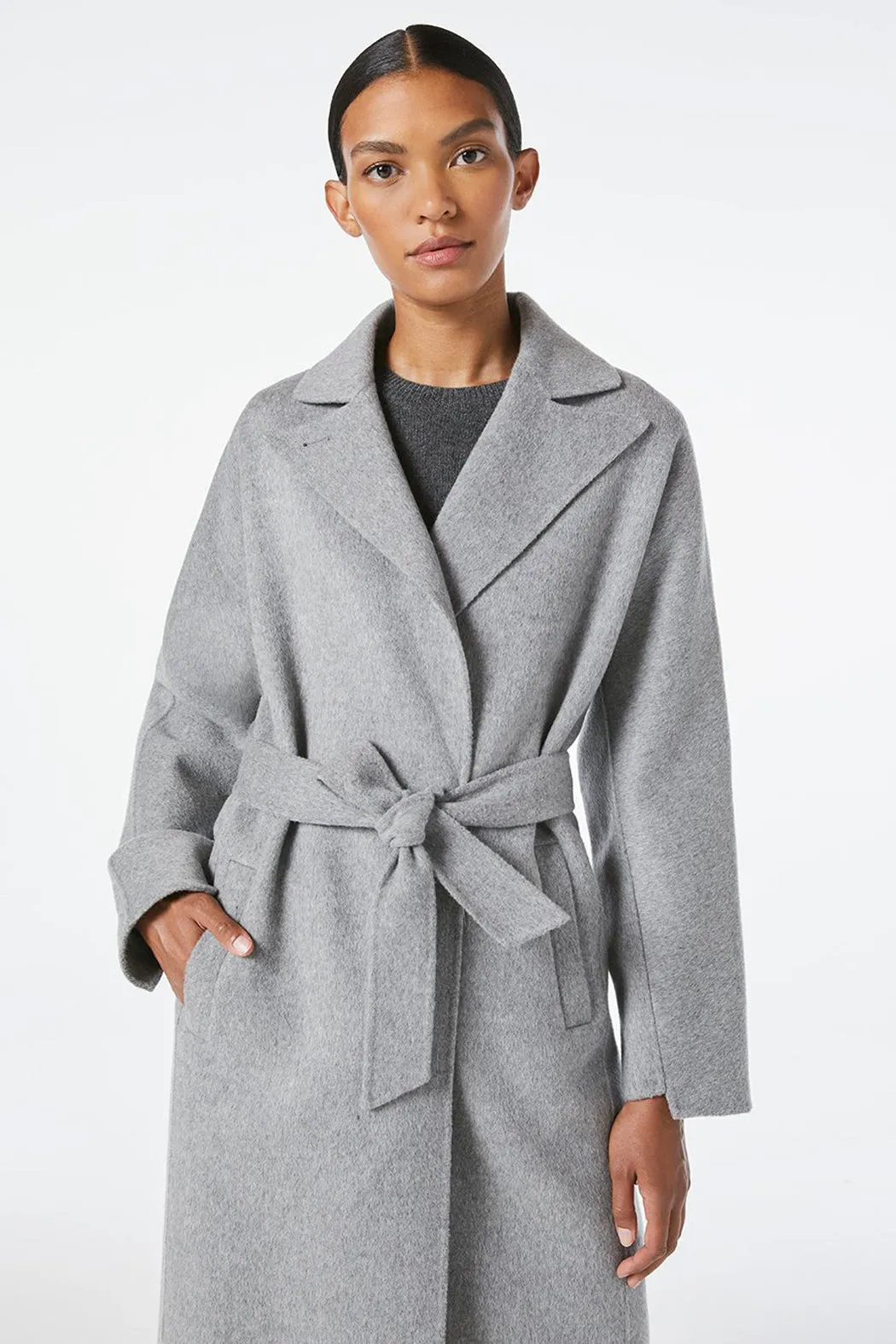 FRAME - Double Face Wrap Coat