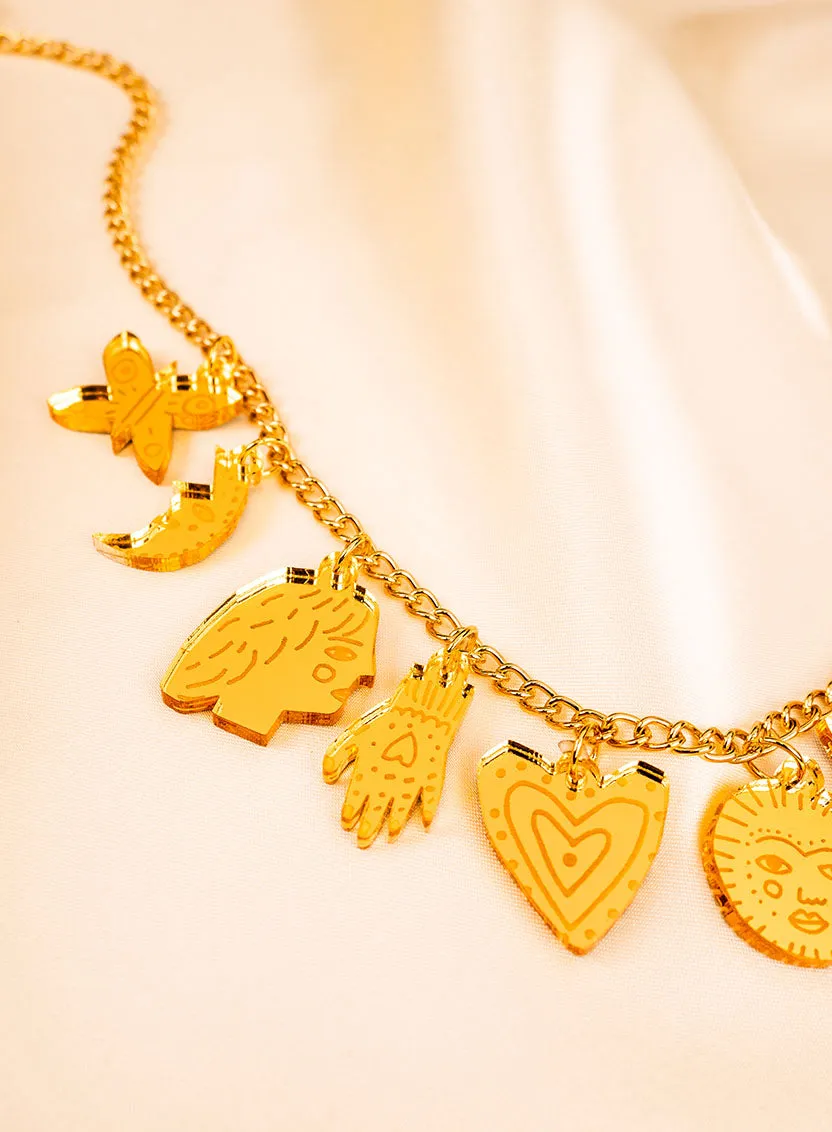 Golden Charm Necklace