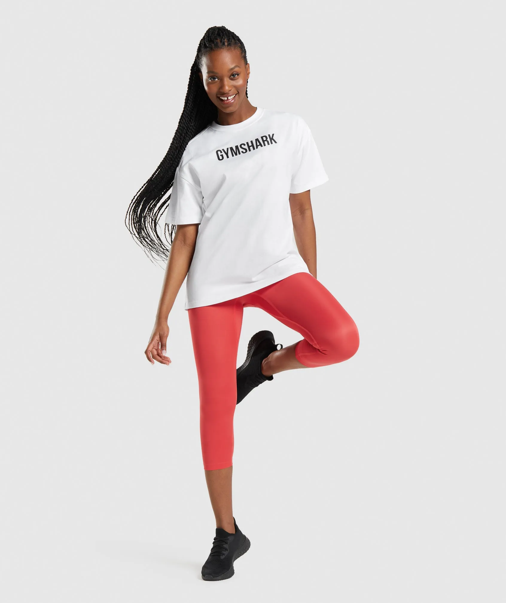 Gymshark Apollo Oversized T-Shirt - White