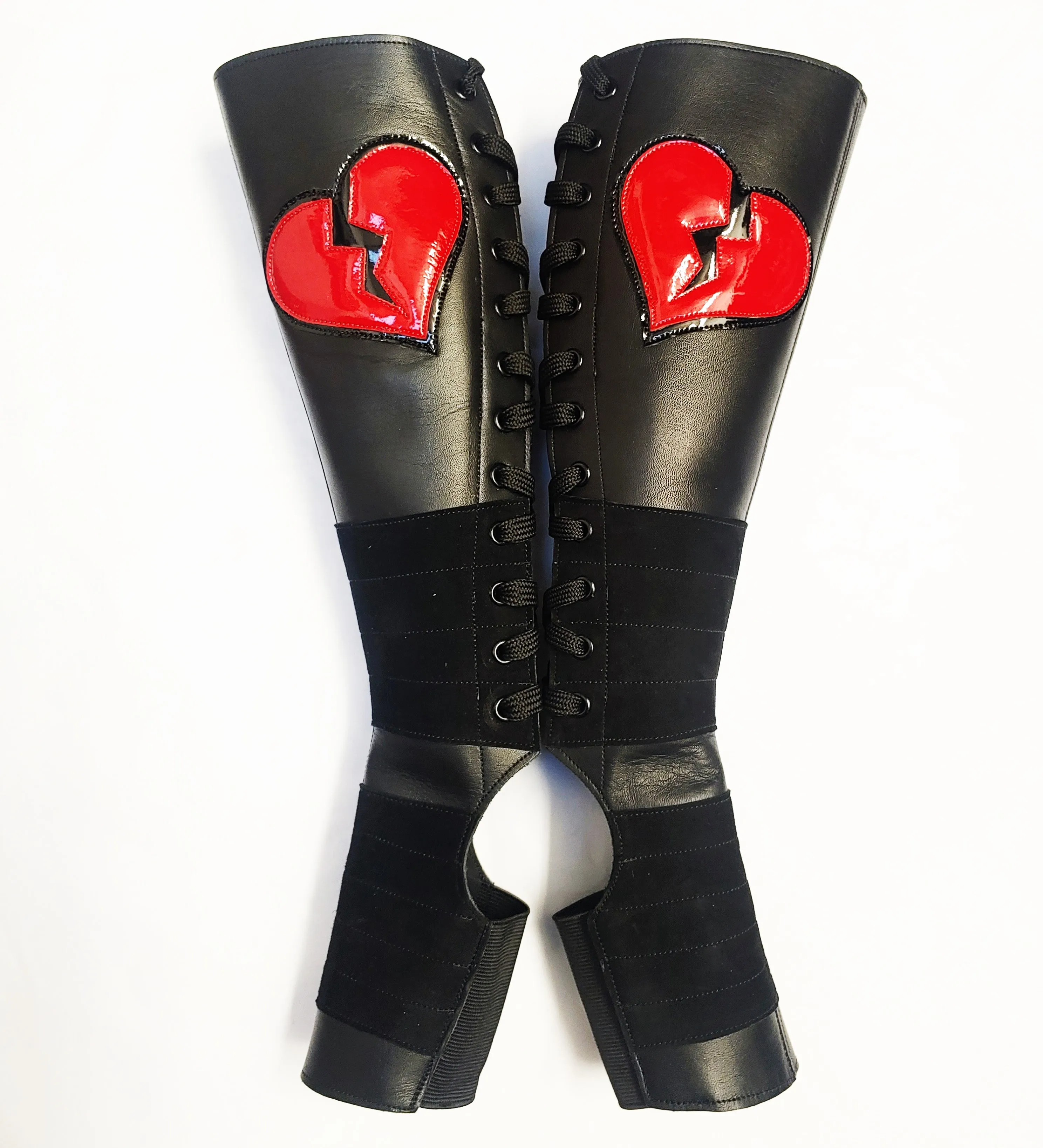 HEARTBREAKER Aerial boots w/ suede grips