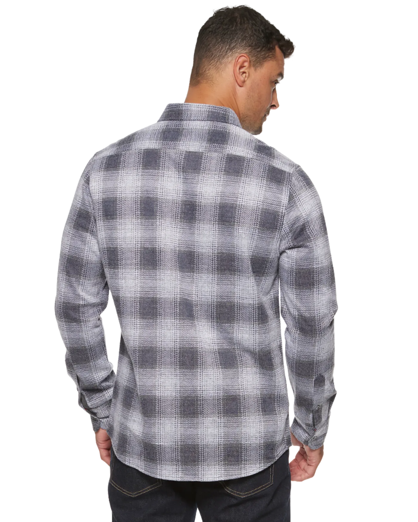 HIPPIE COWBOY HERO STRETCH FLANNEL SHIRT