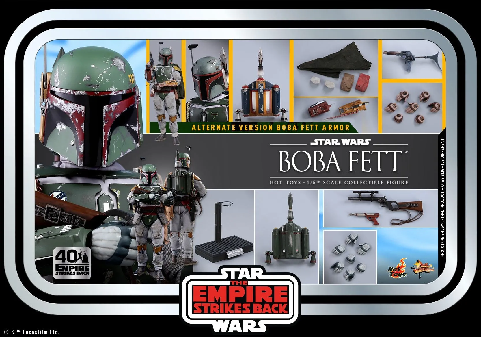 Hot Toys - MMS574 - Star Wars: The Empire Strikes Back™ - 1/6th scale Boba Fett™ Collectible Figure