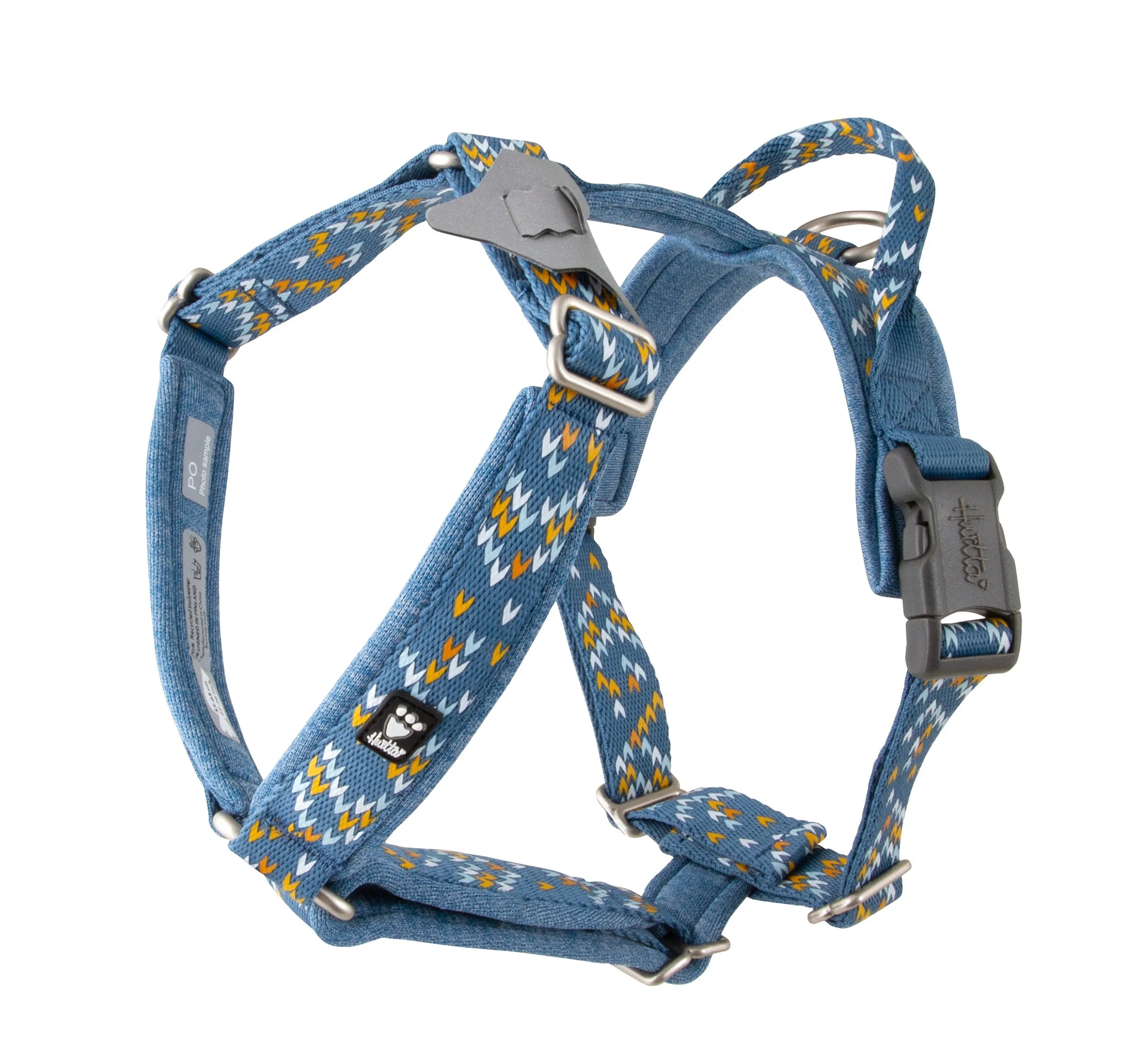 Hurtta Dog Y-Harness: Razzle Dazzle, Bilberry