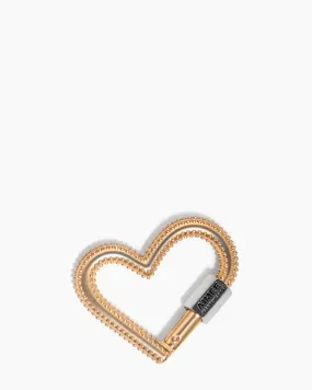 It's A Love Thing Studded Heart Carabiner